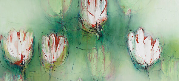 Shallow green waters